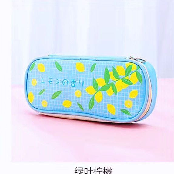 Túi Đựng Bút Bằng Vải canvas In Hoạt Hình Nhật Bản Dành Cho Trẻ Em