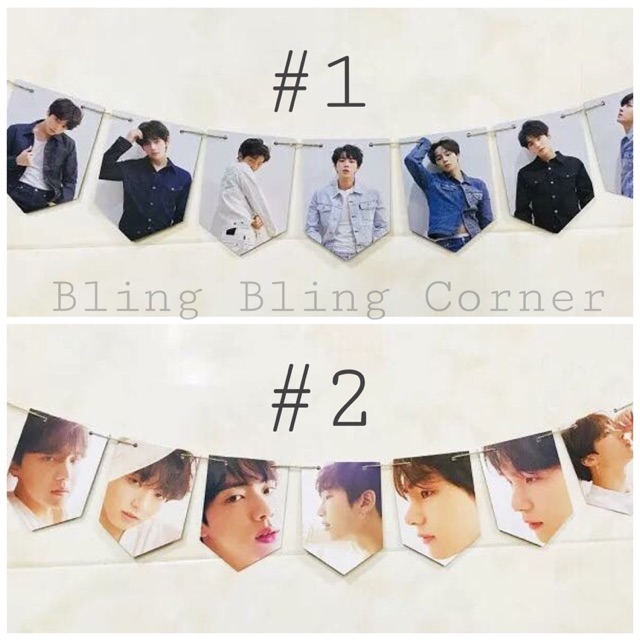 Set cờ treo trang trí BTS LYS TEAR