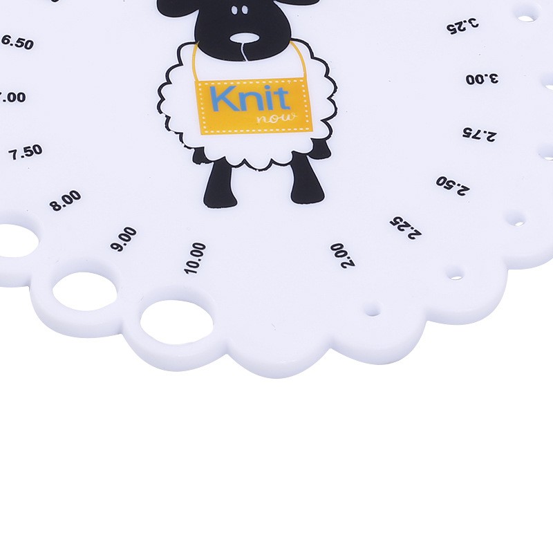 Thước đo kim đan hình chú cừu 2mm đến 10mm