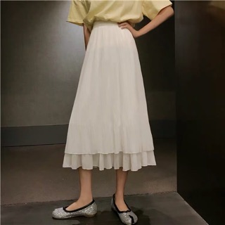 [ ORDER ] CHÂN VÁY VOAN TRẮNG ĐEN