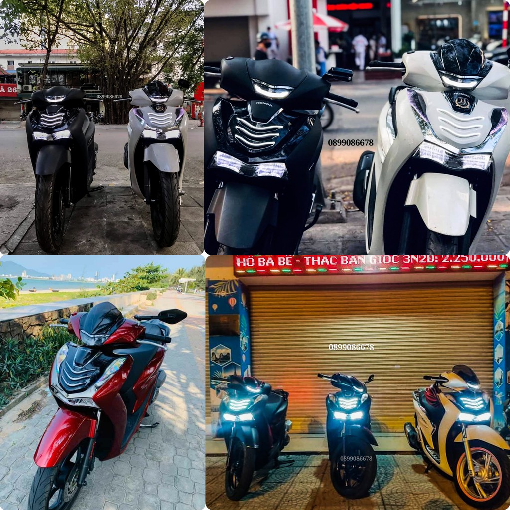 Phụ kiện xe SH 125/150/160 đời 2020 / 2021 / 2022 / 2023 , Ốp Carbon SH đời 2020-Chính hãng artistar