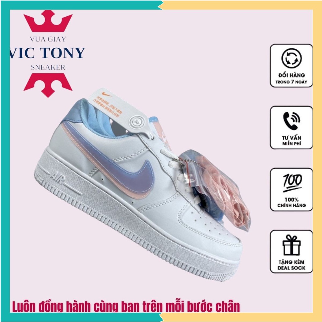 Giày Sneaker Air Force 1 Low LV8 Double Swoosh Light Armory Blue , Giày thể thao nữ af1 Xanh Hồng | BigBuy360 - bigbuy360.vn