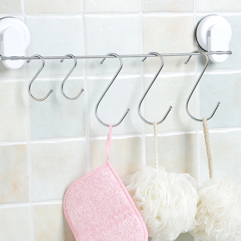 Sỉ Móc Chữ S (Loại Cao Cấp Có Đầu Tròn) Treo Đồ Siêu Chắc - Treo Hàng Hóa - Inox Loại 1 (Chọn Size)
