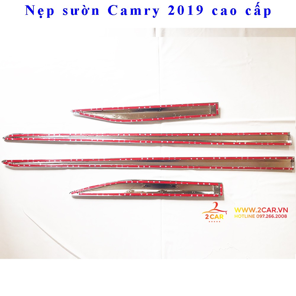 Nẹp sườn, Nẹp hông xe Toyota Camry 2019 2020 2021 cao cấp