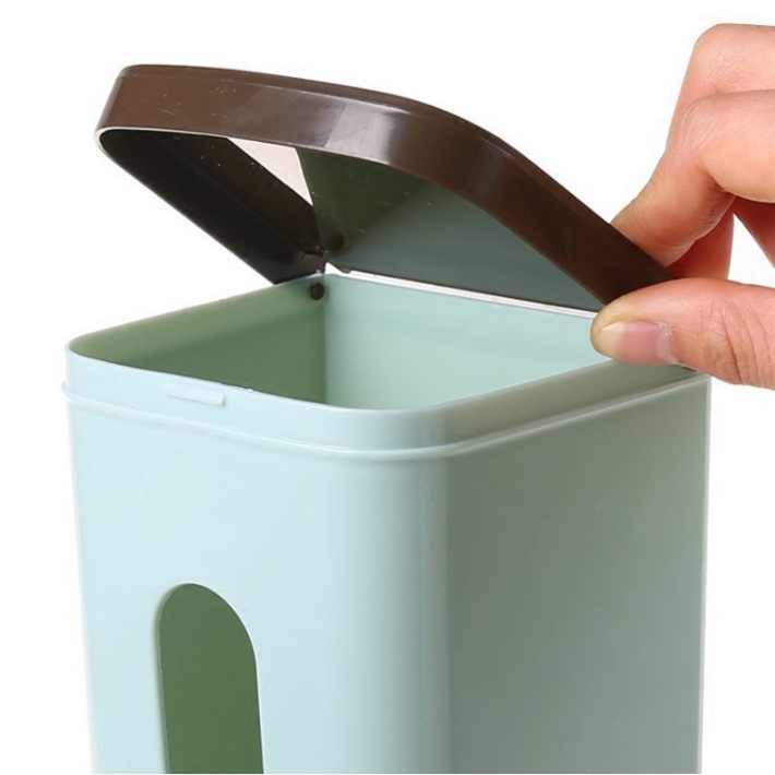 Hộp đựng túi nilon - túi rác dán tường, dán cánh tủ thông minh - Đồ dùng, dụng cụ nhà bếp, kệ hũ gia vị