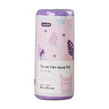 Túi đựng rác hương chanh, lavender loại 25L*28 túi - Chính hãng Inochi