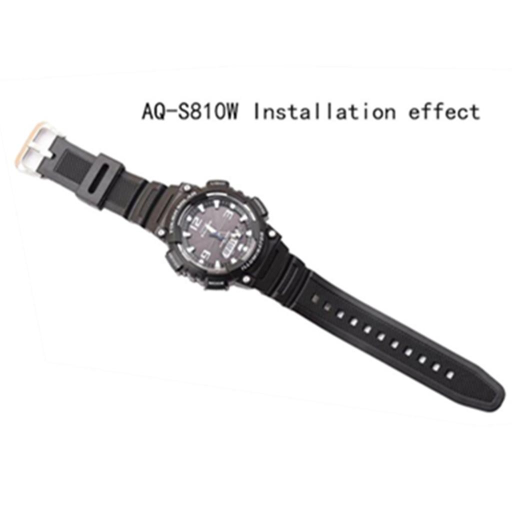 Dây Đeo Màu Đen Thay Thế Cho Đồng Hồ Casio SGW-400H SGW-500H MRW-200H Shop61