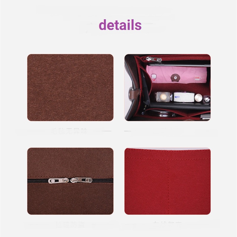 Lót túi giữ form coach field tote bag organiser insert Túi xách Trọn gói Túi mật Gói thu thập Túi dọn dẹp