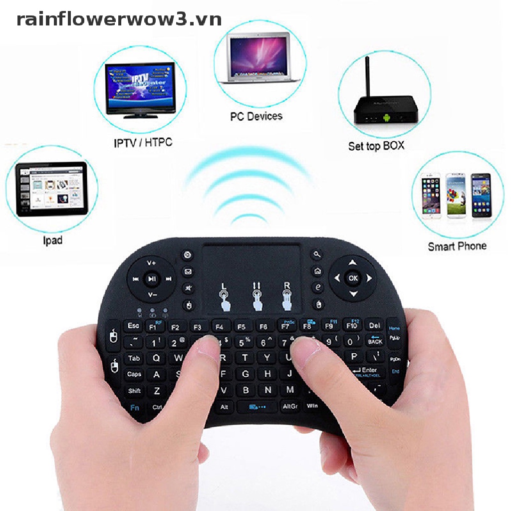 Bàn PhíM Mini Không Dây 2.4g Cho Android Smart TV PC Box