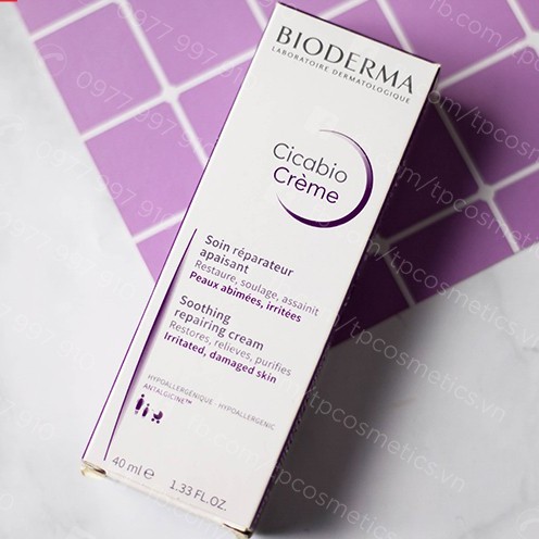 Kem Phục Hồi Da Bioderma Cicabio Cream 40ml