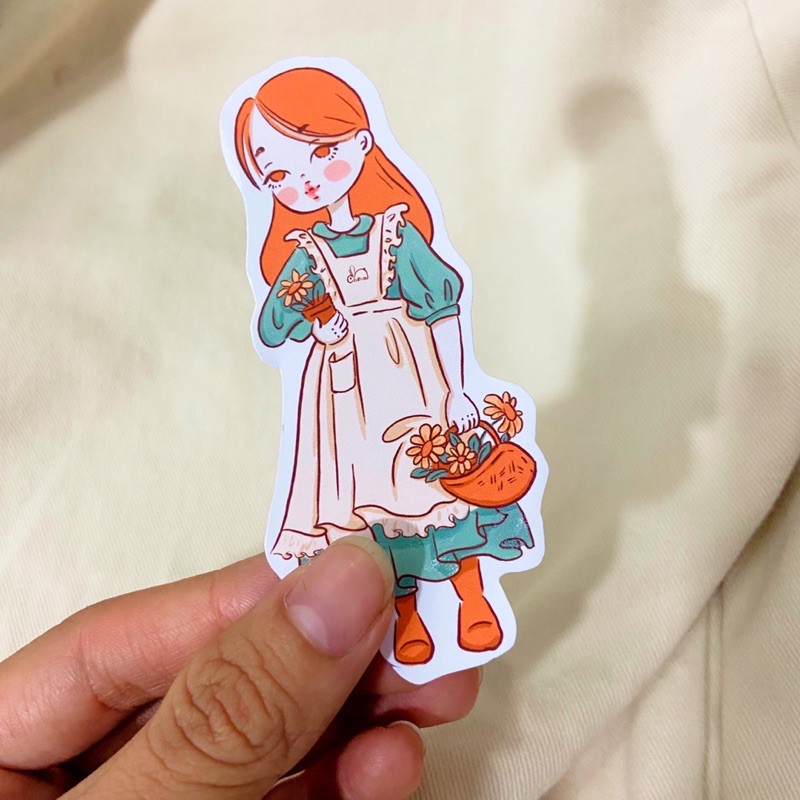 BỘ STICKER CÁC CÔ GÁI