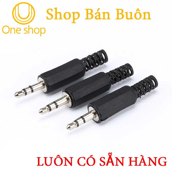 Jack Audio 3.5 Nhựa - Đực (1 con)