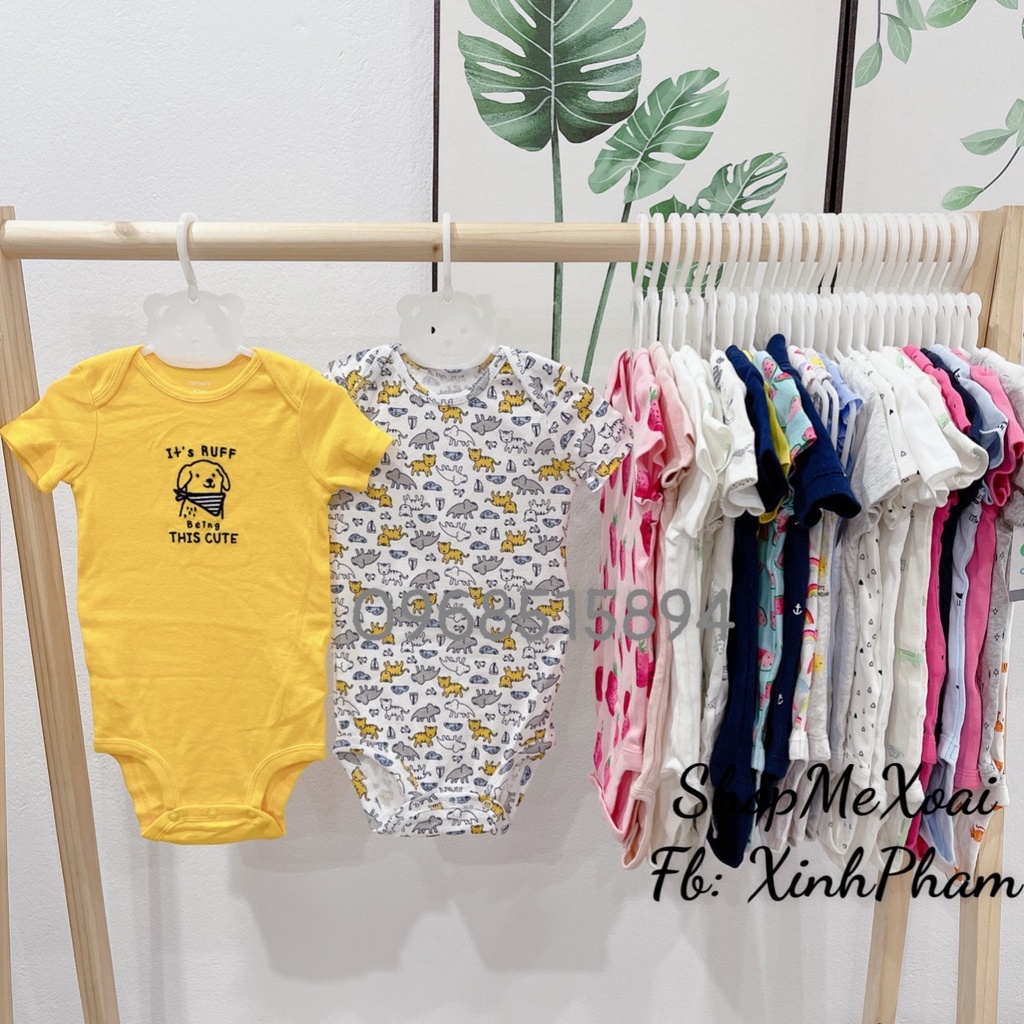 BODYSUIT CARTER SIZE 9M LINK 2 ,BODYCHIP CỘC TAY MIX HÃNG CHO BÉ TỪ 7-8,5kg