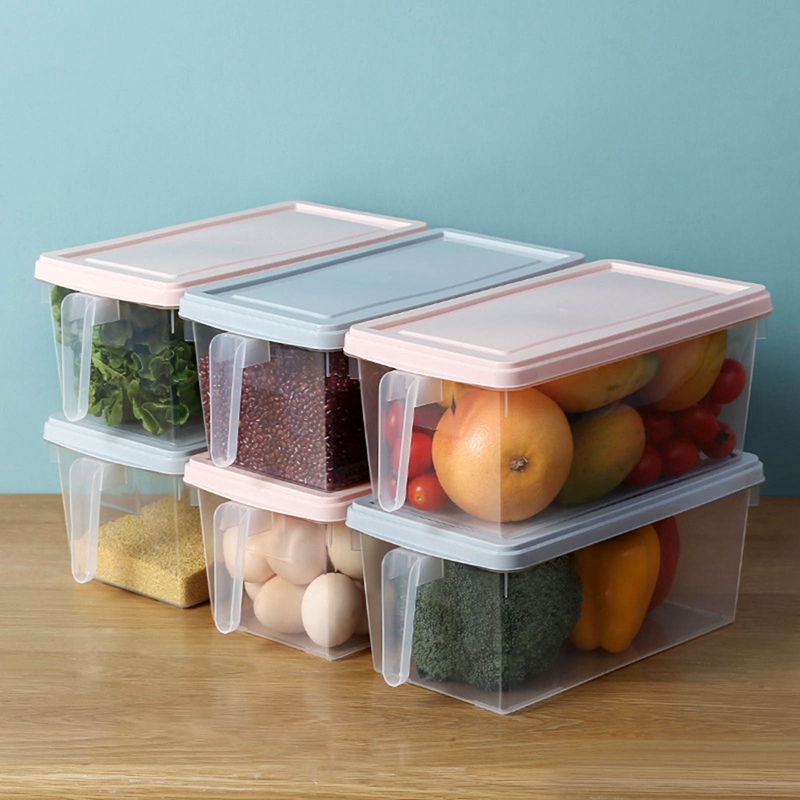Hộp nhựa trong suốt đựng thực phẩm để tủ lạnh tiện lợi