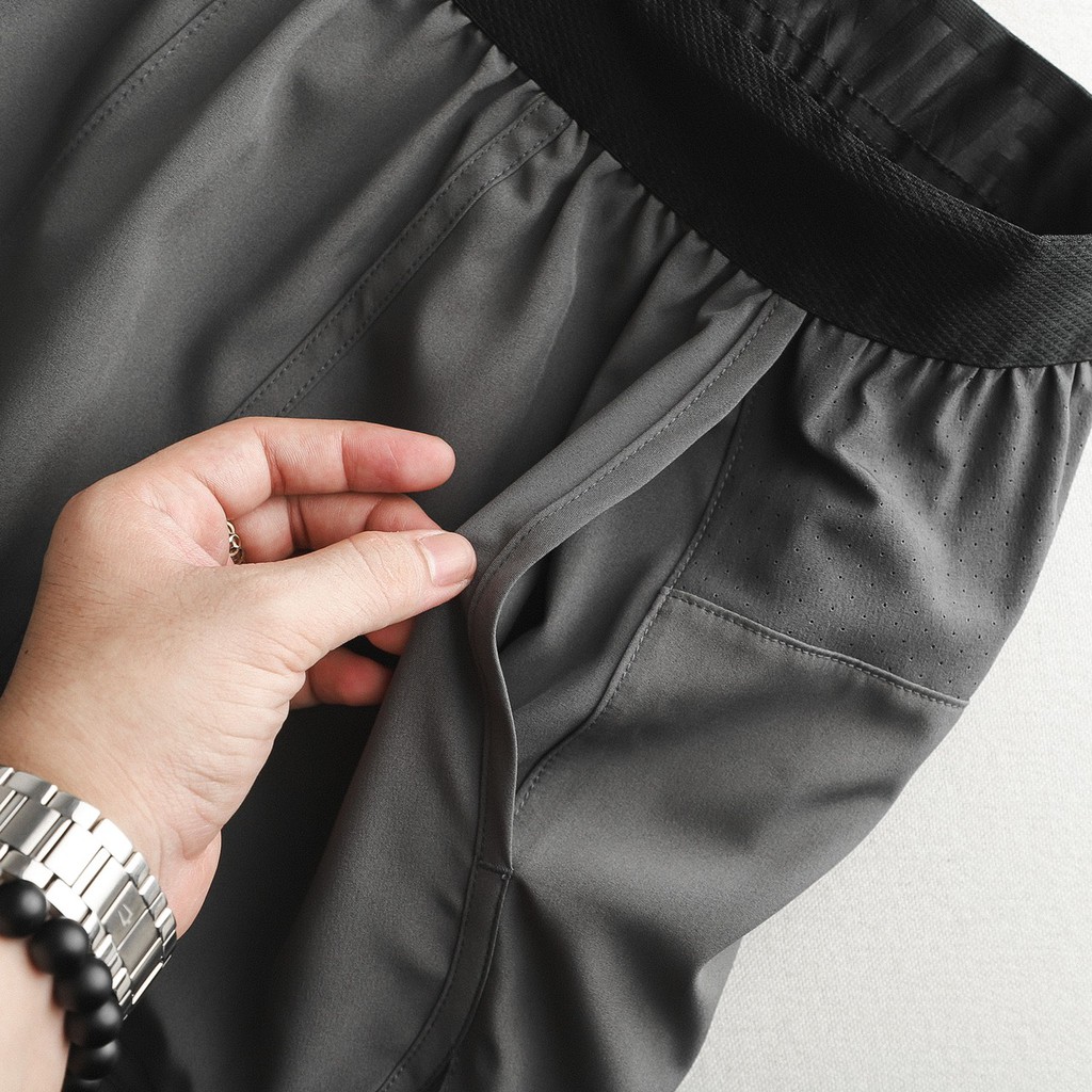 Quần Short Chạy Bộ, Quần Gym Nam Trên Gối Siêu Nhẹ Vải Cực Mát | BigBuy360 - bigbuy360.vn