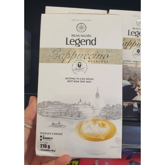 Cafe Cappuccino Trung Nguyên Legend 216gr (12 gói *18 gr)