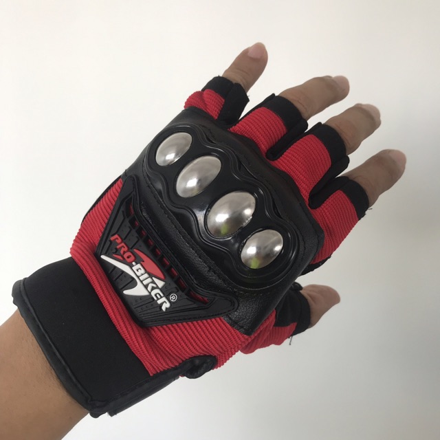 Shop bán Găng tay Probiker hở ngón gù inox - Outdoorsaigon