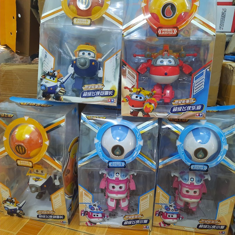 Bộ mô hình bay siêu đẳng máy bay Jett tia chớp và quả cầu năng lượng  đồ chơi trẻ em