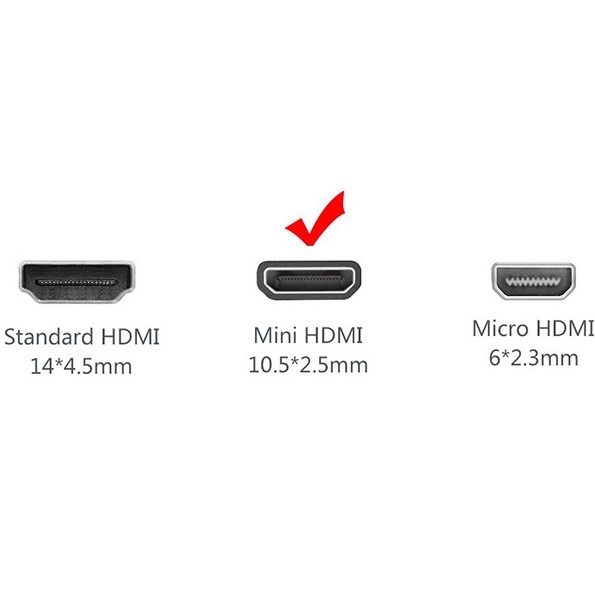 Cáp Chuyển Đổi Video Mini HDMI Sang HDMI Dài 1M / 2M / 3M 4k 60Hz 1080P 120Hz Cho HDMI Laptop HDTV Máy Chụp Hình