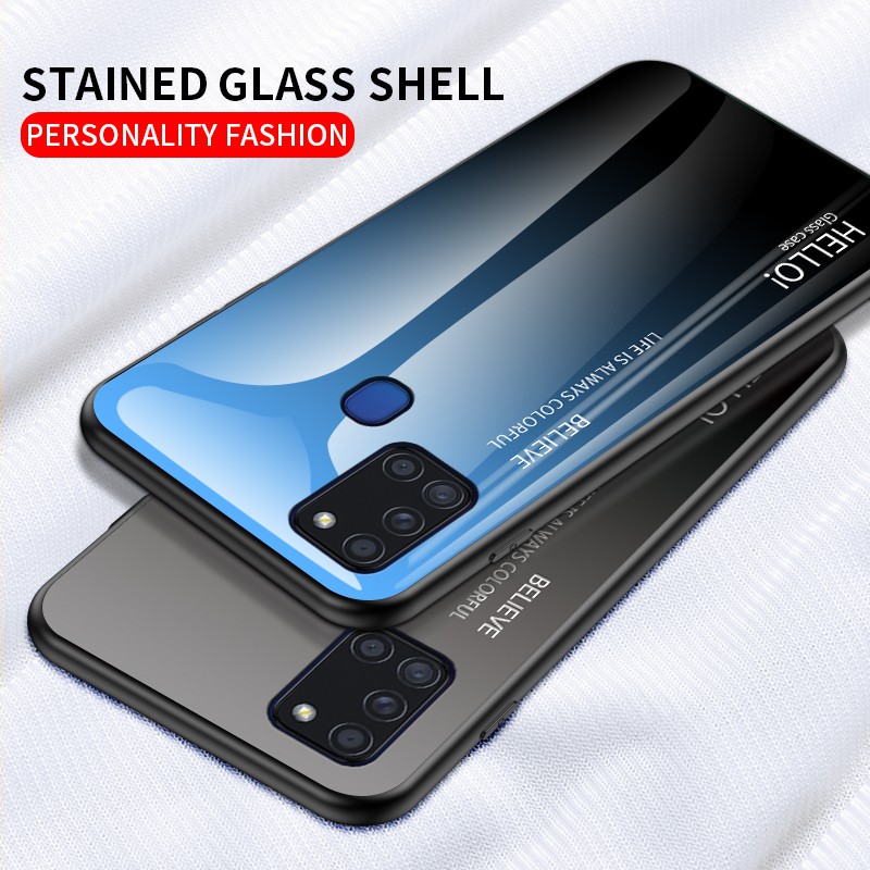 Ốp Lưng Hiệu Ứng Chuyển Màu Nhiều Mẫu Mã Cho Điện Thoại samsung Galaxy A21s A31 samsung A21s A21s
