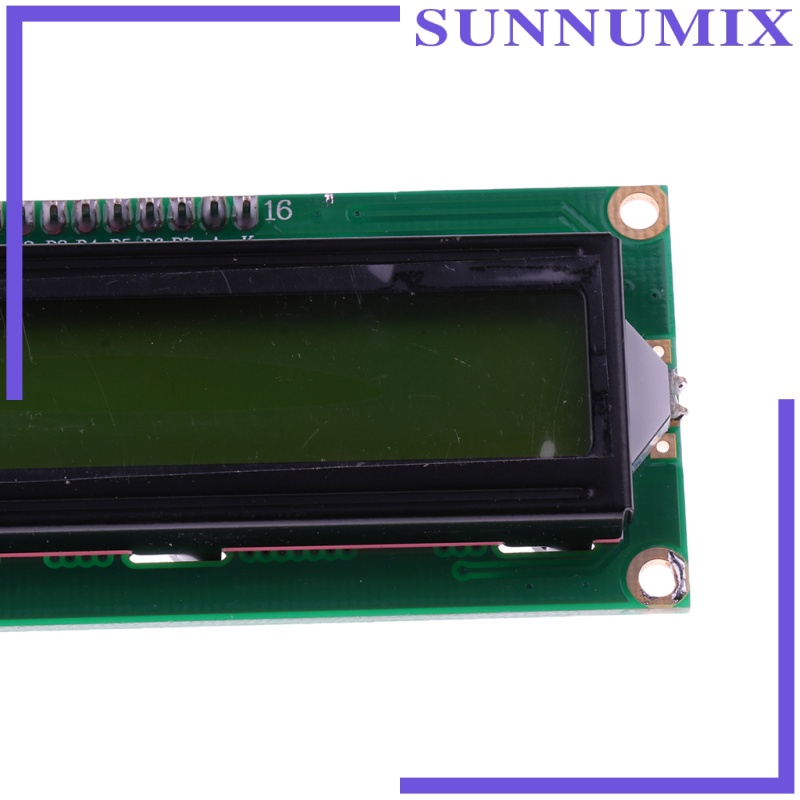 [SUNNIMIX] 1 X LCD Module Display 5V LCD 1602 IIC I2C TWI 1602 Series For - Yellow Green | BigBuy360 - bigbuy360.vn