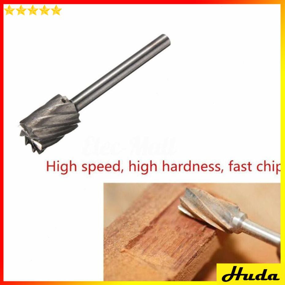 Bộ 10 đầu mũi mài khắc làm gỗ lũa cán 3mm  -  đồ làm mộc