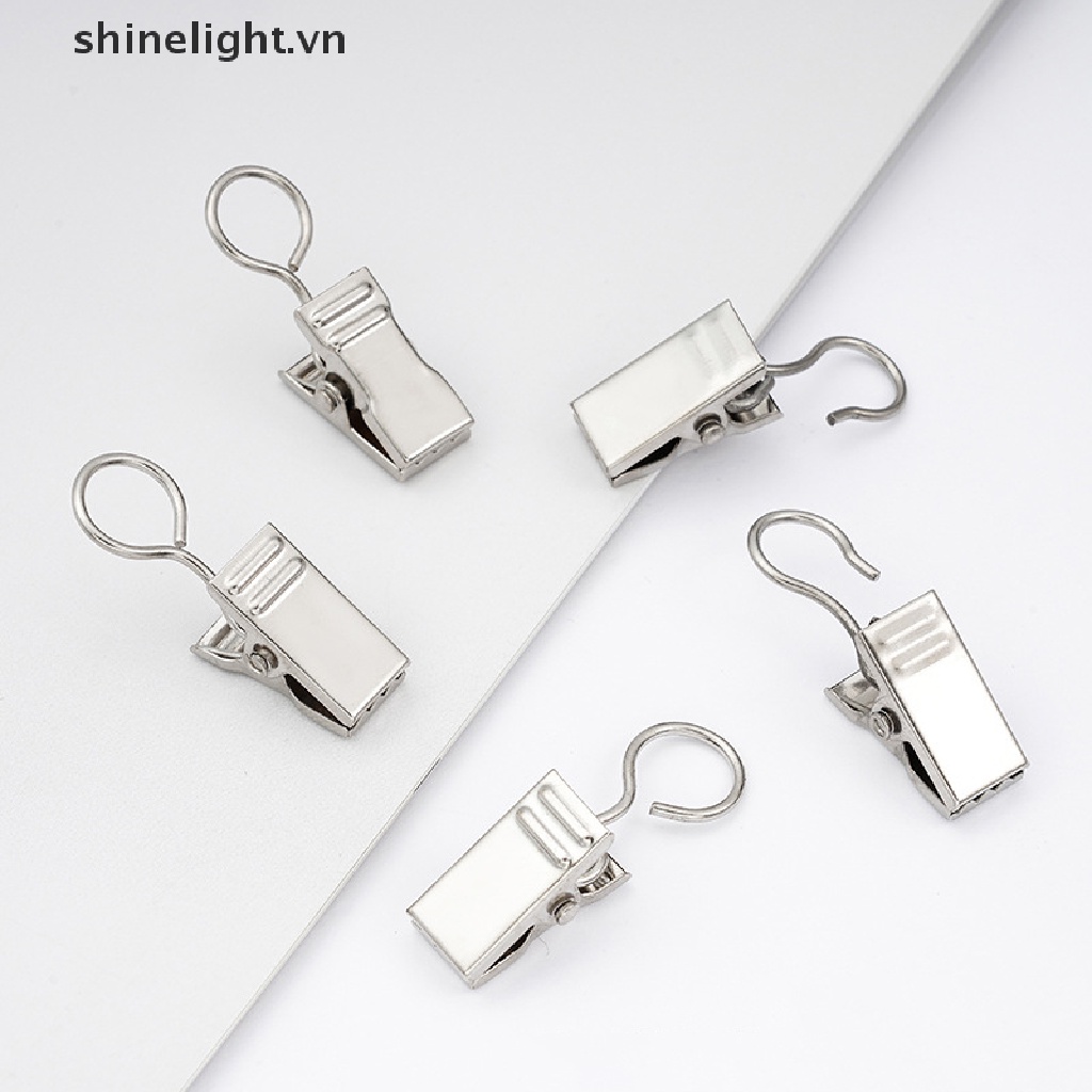 Bộ 50 Móc Kẹp Rèm Cửa Sổ Bền Chắc Tiện Dụng Cho Gia Đình