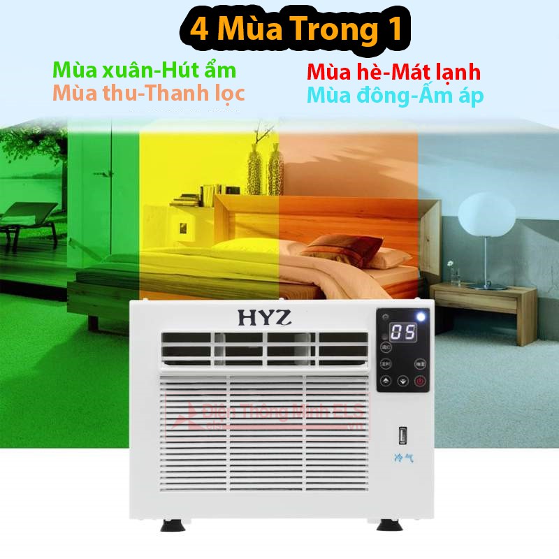 Điều hòa di động mini chạy máy nén gas