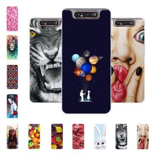 Ốp lưng Samsung A80 Trường hợp Silicone mềm TPU Back Cover Điện thoại Vỏ bọc Samsung A80 Case