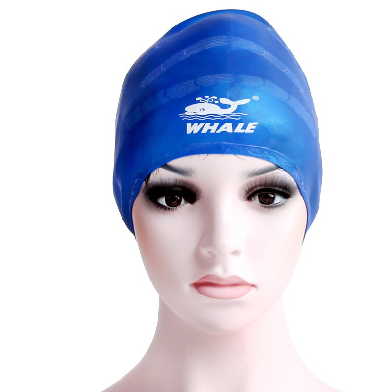 Mũ bơi che tai WHALE 3D SILICONE CAP-1100