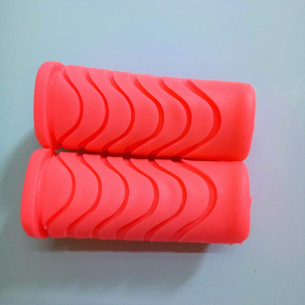 Bộ gác chân trước và sau màu hồng kiểu wave S gắn các loại xe máy