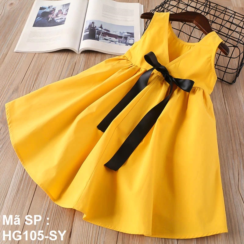 0 - ⚡ SIÊU SALE ⚡ - SIÊU SALE - Váy bé gái cotton mềm mịn thoáng mát mùa hè - HG105