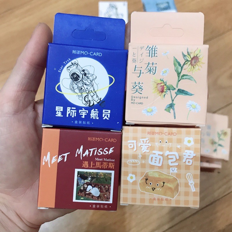 Hộp 45 pcs stickers siêu dễ thương / cổ điển nhiều mẫu mới
