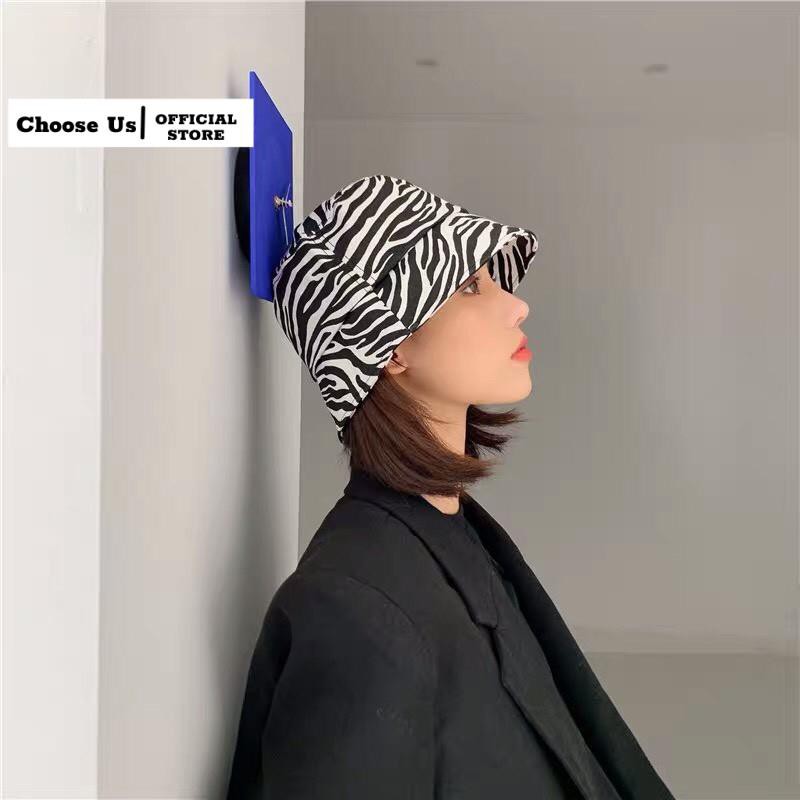 Mũ bucket vành rộng Choose Us CM001 Bò Sữa, nón tai bèo Choose Us CM001 Unisex