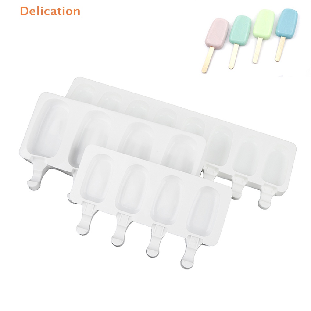 Khuôn Silicone Làm Kem Que DIY Tiện Dụng
