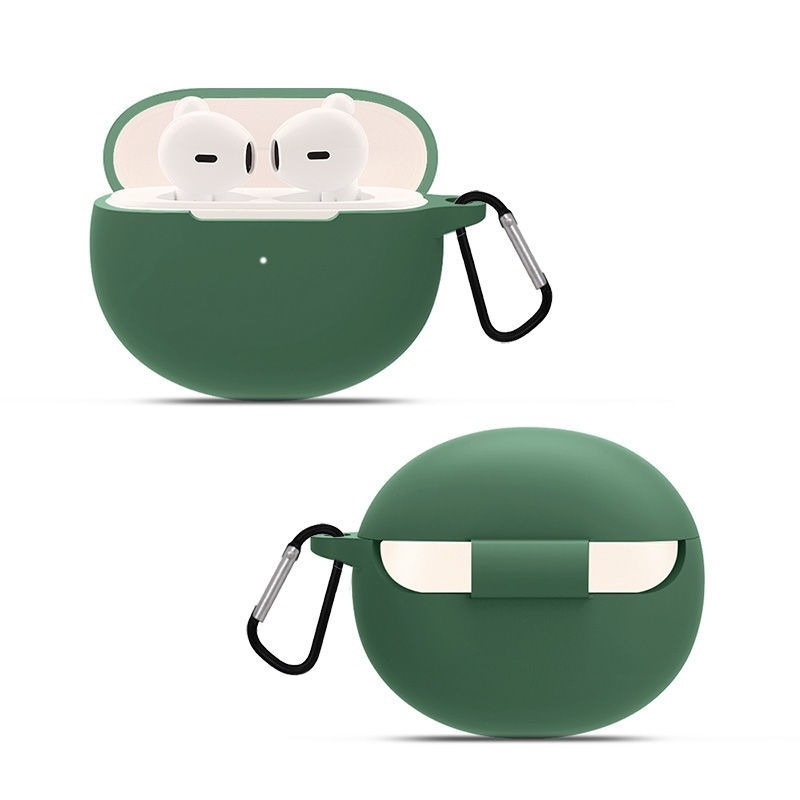 Vỏ Bảo Vệ Hộp Sạc Tai Nghe OPPO Enco Air 2 Chất Liệu Mềm Màu Trơn Họa Tiết Hoạt Hình