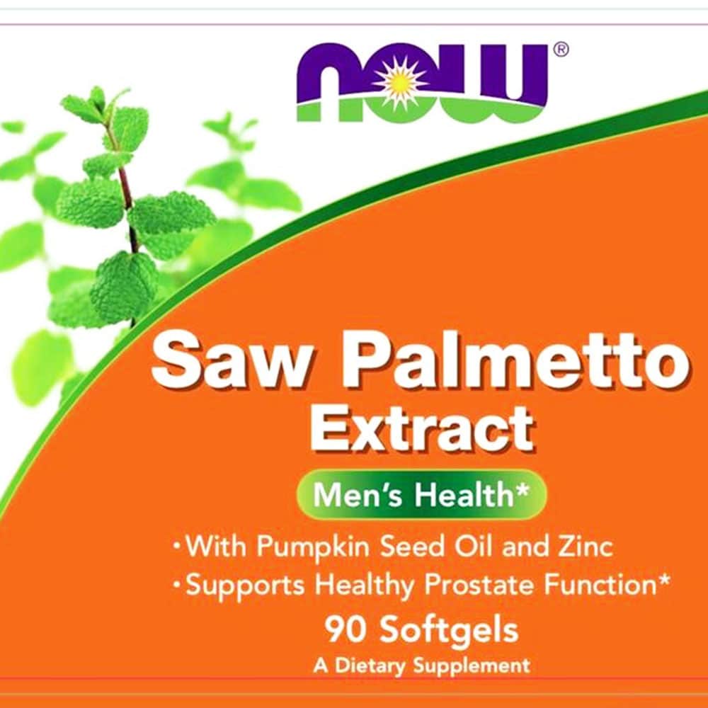 Viên uống hỗ trợ tuyến tiền liệt Now Saw Palmetto Extract 160mg 90 Softgels