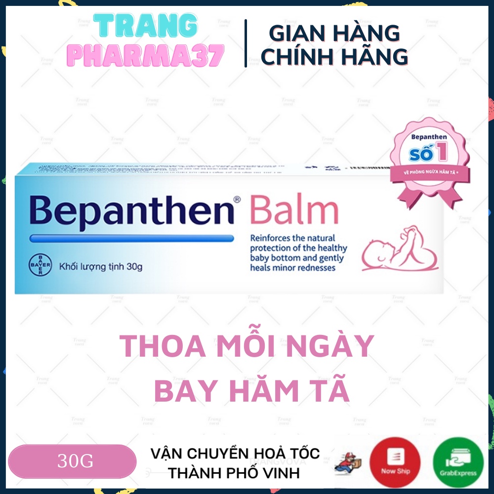 [CHÍNH HÃNG]Kem Chống Hăm Bepanthen Balm Dạng Kem Mỡ 30G/Tuýp