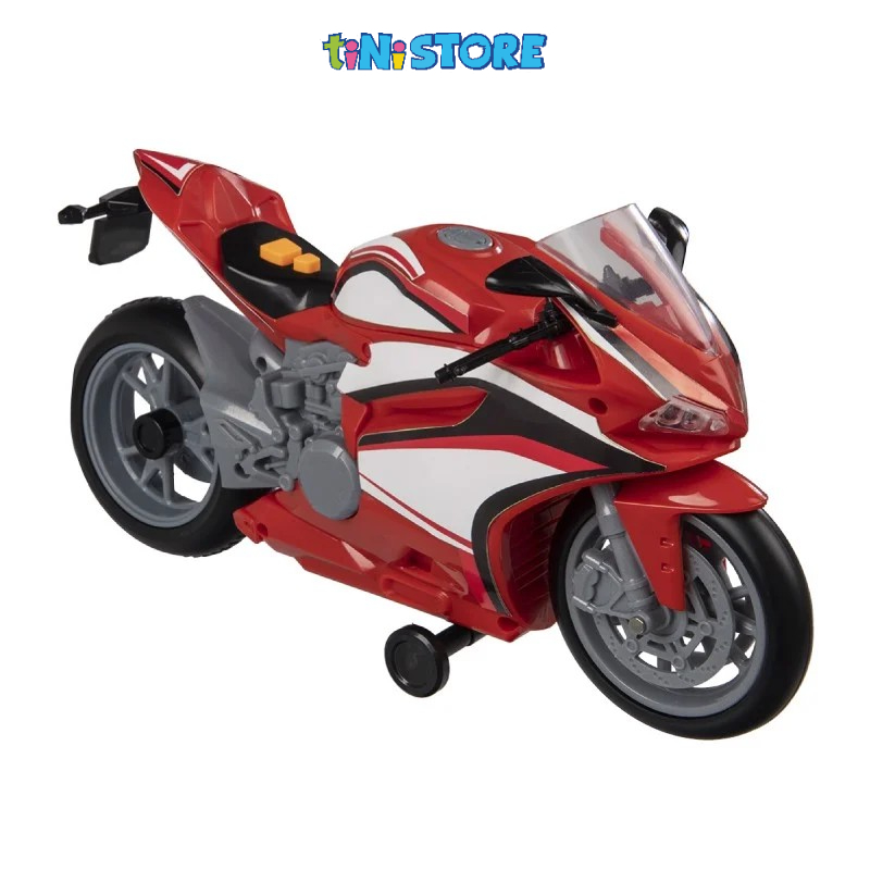 Đồ chơi Teamsterz xe đua mô tô màu xanh đỏ có âm thanh và đèn TEAMSTERZ 1416881.00