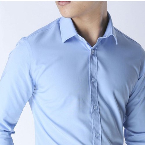 Áo sơ mi nam dài tay dáng ôm sơ cổ bẻ vải lụa thái chống nhăn chống xù | BigBuy360 - bigbuy360.vn