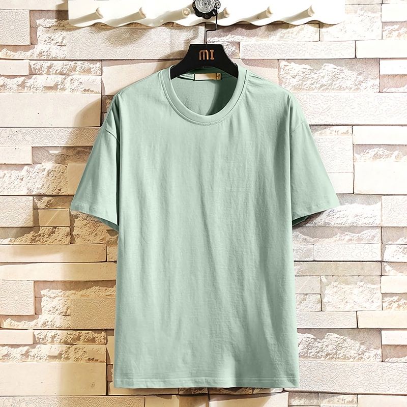 Áo thun cổ tròn nam nữ , Áo phong basic tee Unisex tay lỡ from rộng chất vải cotton 100%