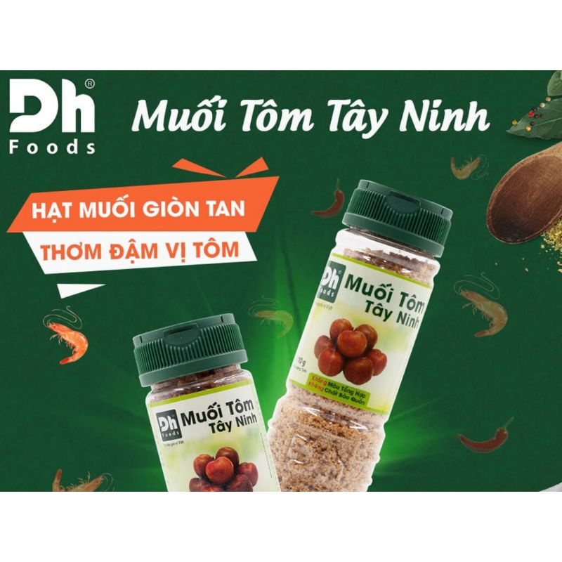 Muối tôm kiểu Tây Ninh Dh Foods hũ 80 gam