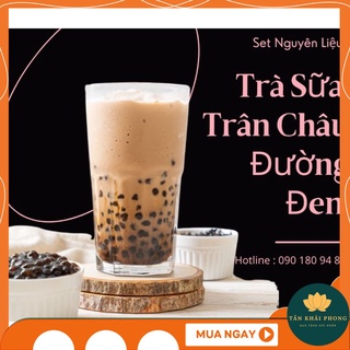 Set trà sữa trâ châu đường đen nấu 5 lít - BẾP TÂN KHẢI PHONG