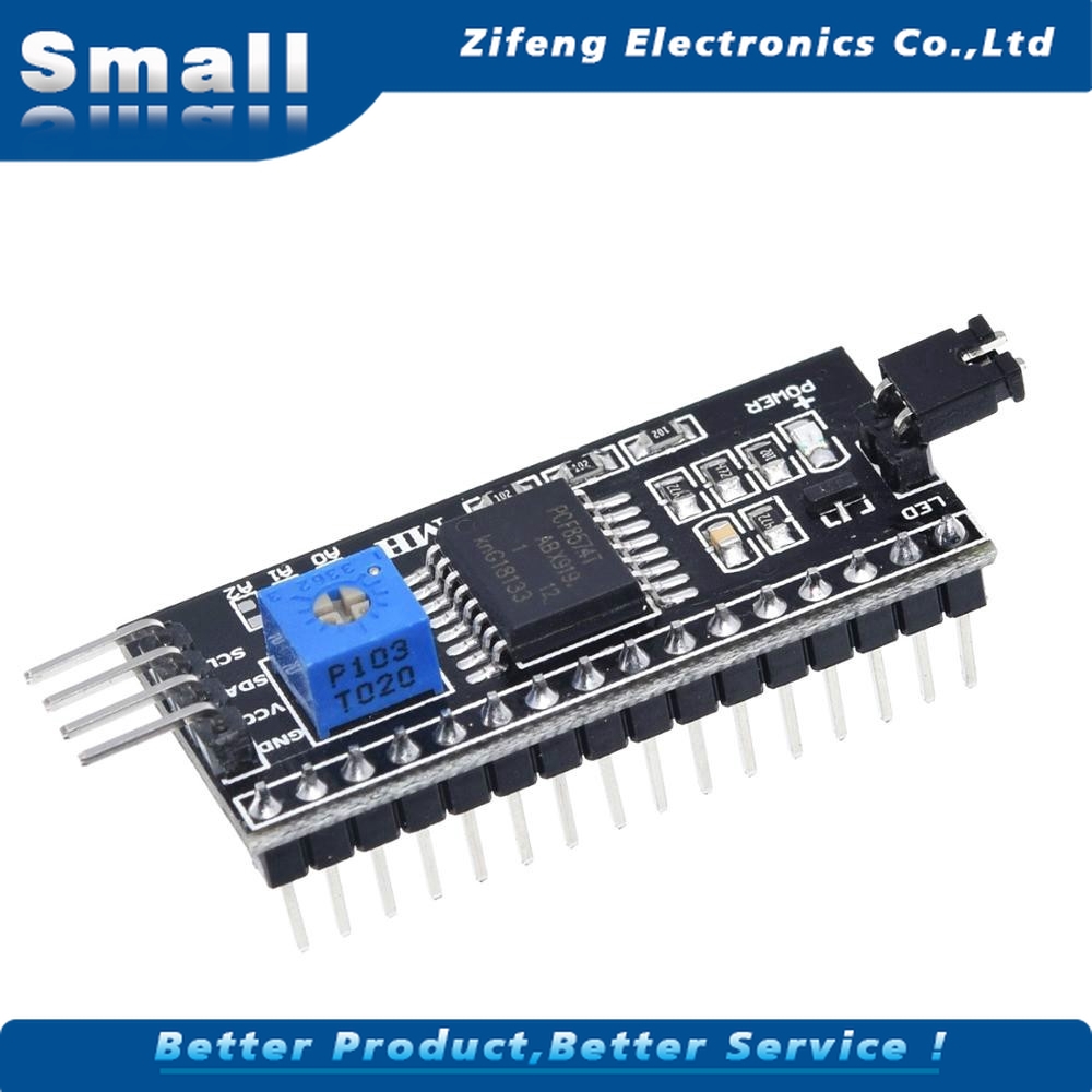 Bảng Mạch Chuyển Đổi Iic I2C Twi Spi 1602 2004 Lcd Lcd1602 Pcf8574