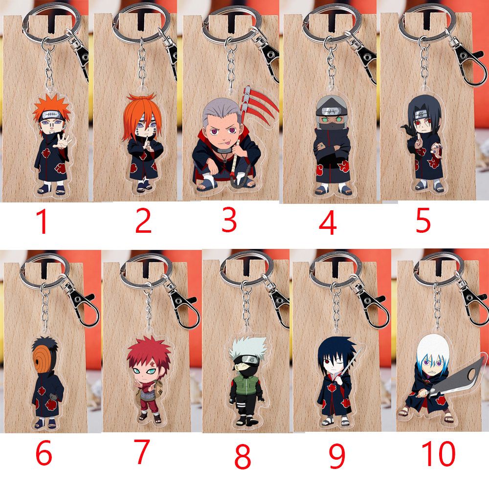 Móc Khóa Hai Mặt Hình Nhân Vật Itachi / Kakashi Trong Phim Naruto