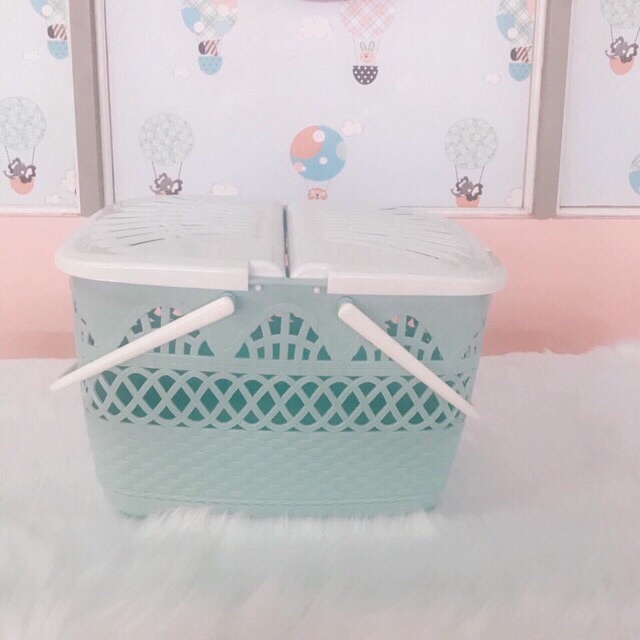 Giỏ nhựa đi sinh cao cấp mẫu mới