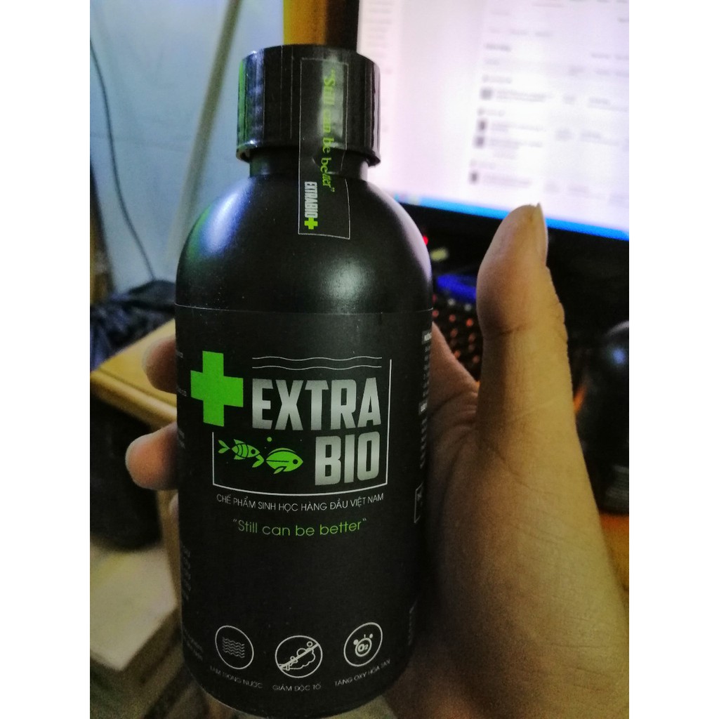 Extra BIO - Vi Sinh Làm Trong Nước và Zero Shock cho Bể Cá Cảnh chai dung tích 125ml đến 1L