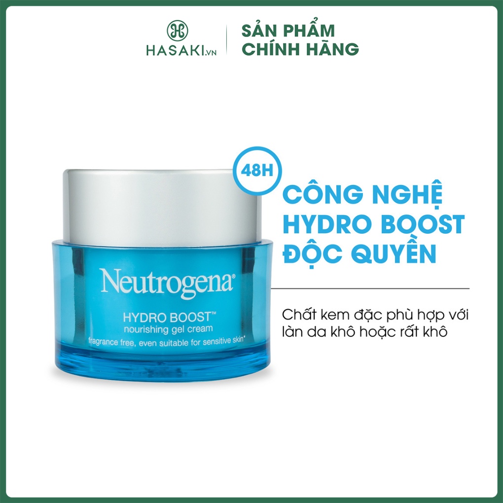 Kem Dưỡng Ẩm Neutrogena Cấp Nước Cho Da Hydro Boost Nourishing Gel Cream 50g Hasaki Sản phẩm chính hãng