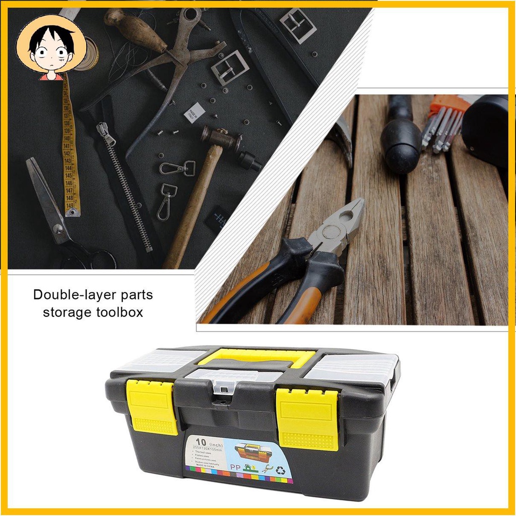Hộp nhựa đựng dụng cụ sửa chữa điện đa năng 10 inch 12.5inch chất lượng