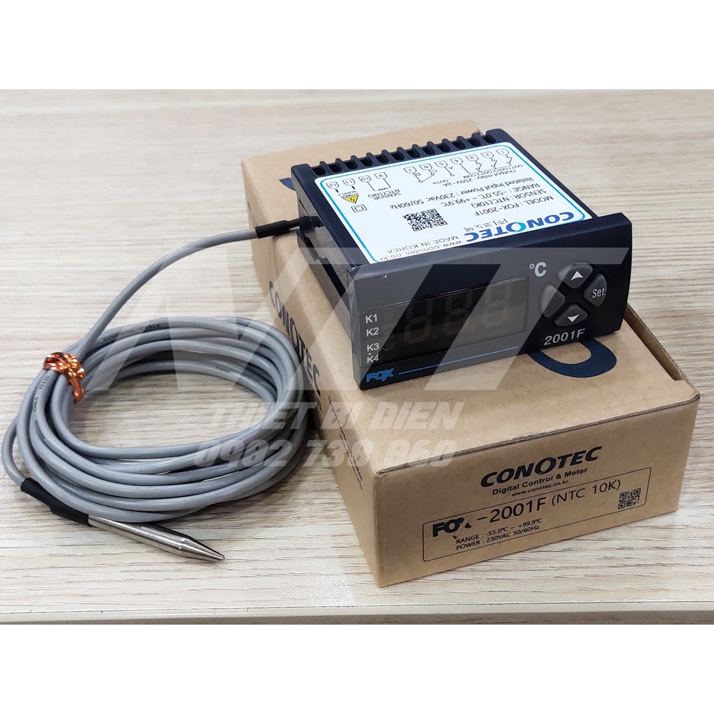 Đồng hồ điều khiển nhiệt độ FOX-2001F Conotec
